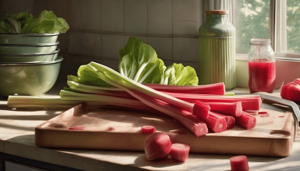 Congeler de la rhubarbe pour des plats savoureux toute l’année